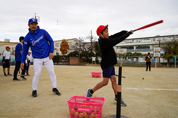 JERA セ・リーグ CHALLENGE 次世代支援 プロジェクト＠千代田橋小学校