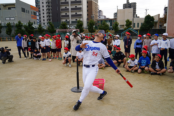 JERA セ・リーグ CHALLENGE 次世代支援 プロジェクト＠千代田橋小学校