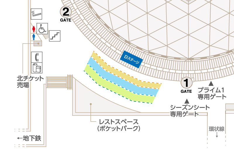 D-STAGE LIVE!（Dステージ）開催場所