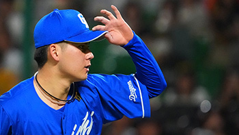 交流戦最初のカードで先発した金丸投手