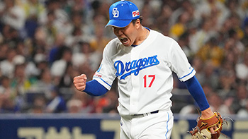 7回を投げ1失点に抑える投球を見せた柳投手