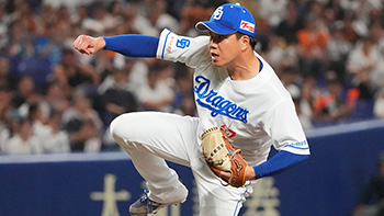 6回を投げ4安打無失点、3勝目を挙げた柳投手