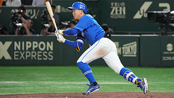 3安打を放った岡林選手