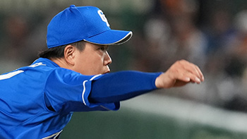 5回を投げ無失点、好投した柳投手