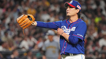 7回を投げ無失点の投球を見せた涌井投手