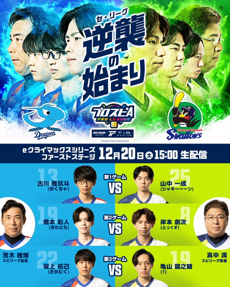 「プロスピAプロリーグ」2025シーズンsupported by TIR GAMING
