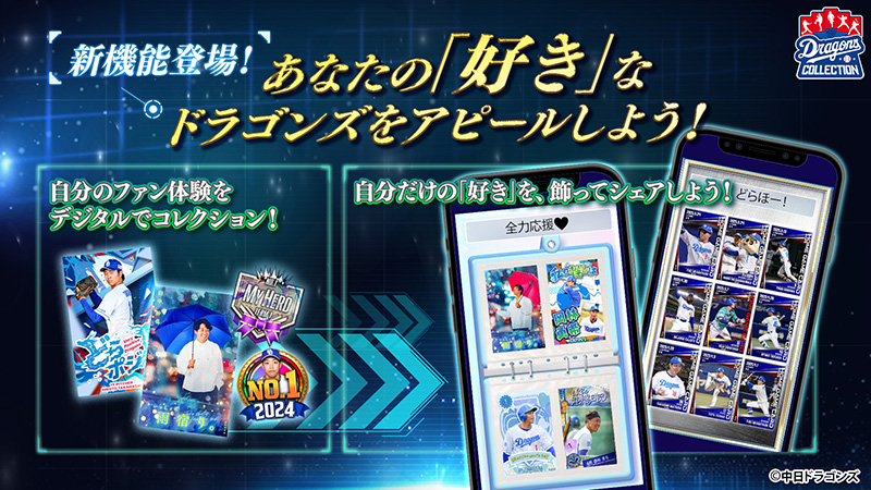 ドラゴンズ公式オンラインショップにて、DRAGONS COLLECTIONの紙トレカ配布キャンペーンを開催!