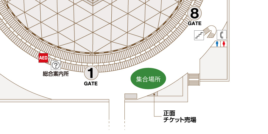 イベント参加者集合場所