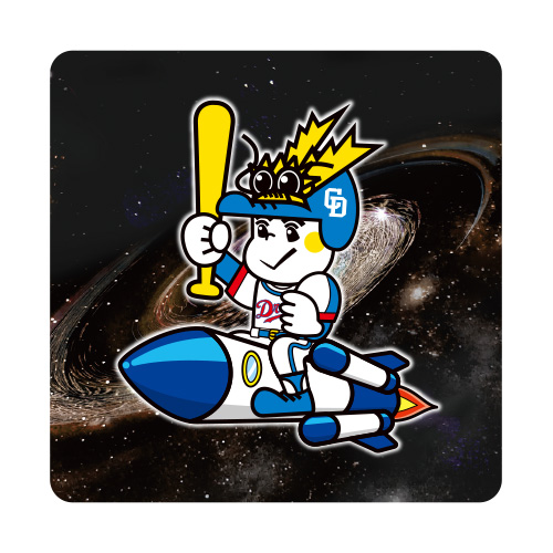 銀河&ドラ坊やがデザインされたオリジナルステッカー