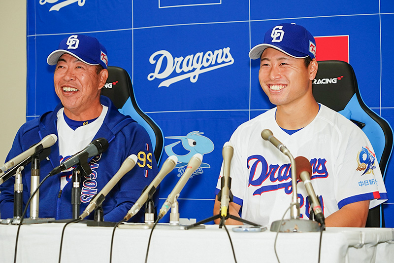 牧野投手、井上監督