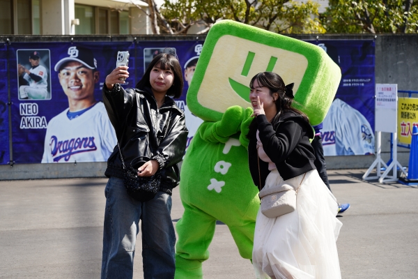 名古屋国税局がナゴヤ球場で租税のPR