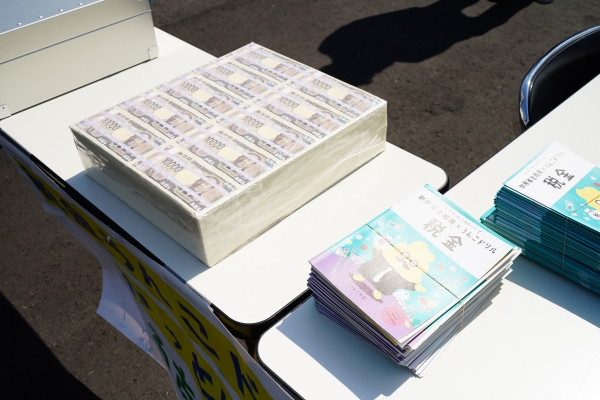 名古屋国税局がナゴヤ球場で租税のPR