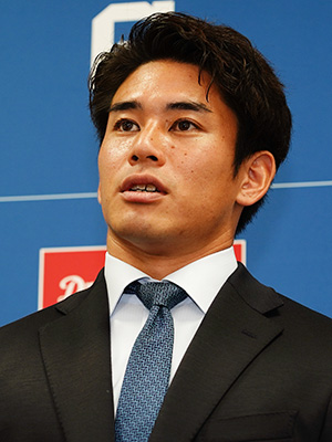 宮内春輝投手の入団会見