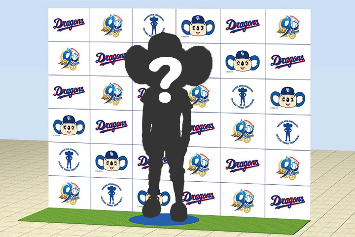 着せ替えドアラ等身大モニュメントフォトスポットイメージ