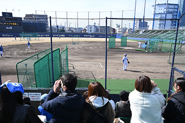 ドラゴンズ打撃練習見学会