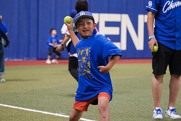 親子キャッチボール！イメージ